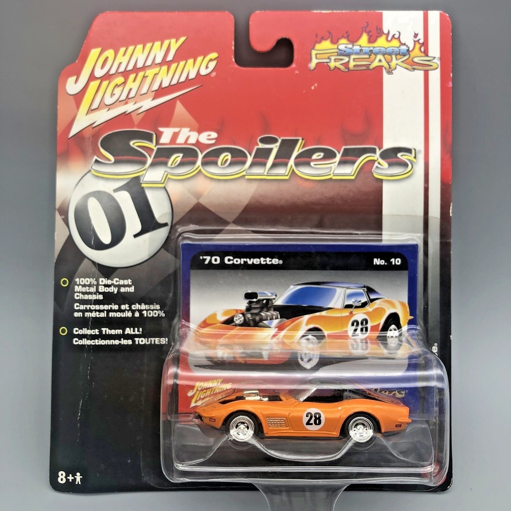 Johnny Lightning Street Freaks Spoilers 70 Chevrolet Chevy Corvette Diecast 1/64